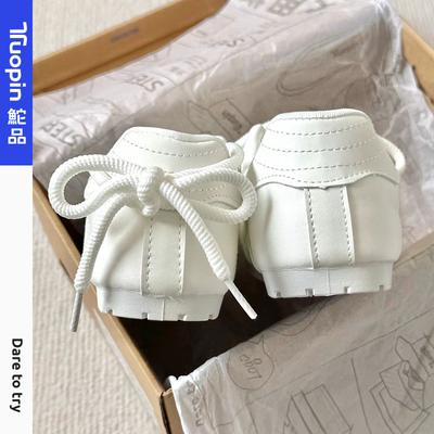 Маленькие белые туфли женские весенне-летние новые универсальные женские парусиновые туфли белые кеды балетки на плоской подошве