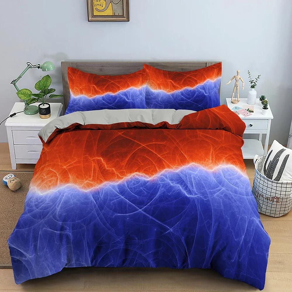 Набор Пододеяльников с Рисунком Грибов Триппи Дизайн Хиппи Психоделический Набор Постельного Белья Чехол на Одеяло Одеяло Покрывало Односпальный Двуспальный Queen King