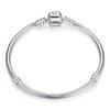 High Quality Bracelet 925 Sterling Silver Classic Bucket Buckle Bracelet Fit Original Charm Beads DIY Women's Jewelry Gifts