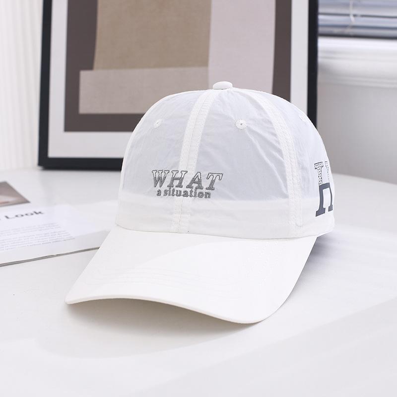 Летняя шляпа Женская Новый стиль Шляпа с удлиненным козырьком Быстросохнущая бейсболка Мужская Универсальная бейсболка Повседневная для улицы Защита от солнца