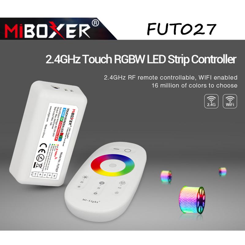 Miboxer FUT020 FUT021 FUT022 FUT025  FUT027 FUT028 LED Strip Controller 2.4GHZ Touch RGB RGBW Dual White Single Color LED Dimmer