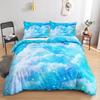 Rainbow Bedding Set Halo Dyeing Gradient Color Clouds Constellation Duvet Cover Set Single/Twin/Double Size Funny Gifts For Kids