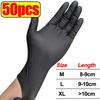 Black Nitrile Disposable Gloves Non-Medical for Cleaning,Painting,Pet Bathing Painting Gloves Household Cleaning Nitrile Gloves
