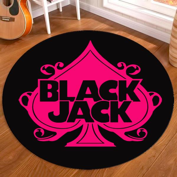 Круглый ковер, ковер с луной и звездой для гостиной, нескользящий коврик Galaxy, синий декоративный напольный коврик