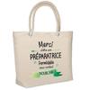 Sac Isotherme - PLANETEE - Isotherme Merci Préparatrice Inoubliable Femme - Coton - Grande Contenance - Imprimé En France