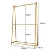 Double-Layer Floor Display Rack for Wedding Dresses