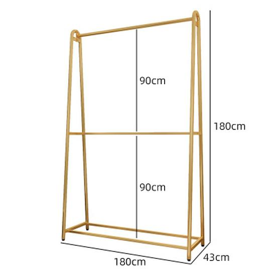 Double-Layer Floor Display Rack for Wedding Dresses