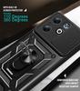 Для Infinix Smart 8 Pro 4G чехол слайдер камера бронированный телефон чехол для Infinix Smart 8 Plus автомобильный магнитный держатель подставка кольцо задняя крышка