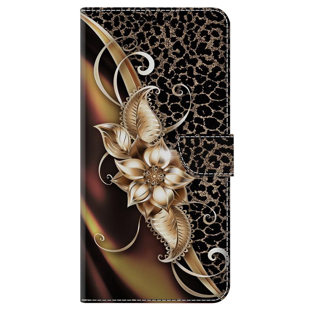 For Honor 90 Pro Case PU Leather Card Slots Phone Back Cover Pattern Printing Design