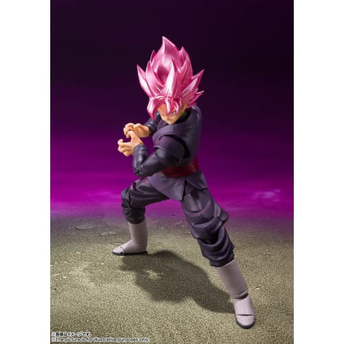 TAMASHII NATIONS S.H.Figuarts Dragon Ball Super Goku Black - Super Saiyan Ros? - (Rerelease Edition) Approximately 140mm PVC & ABS Painted Movable Fig