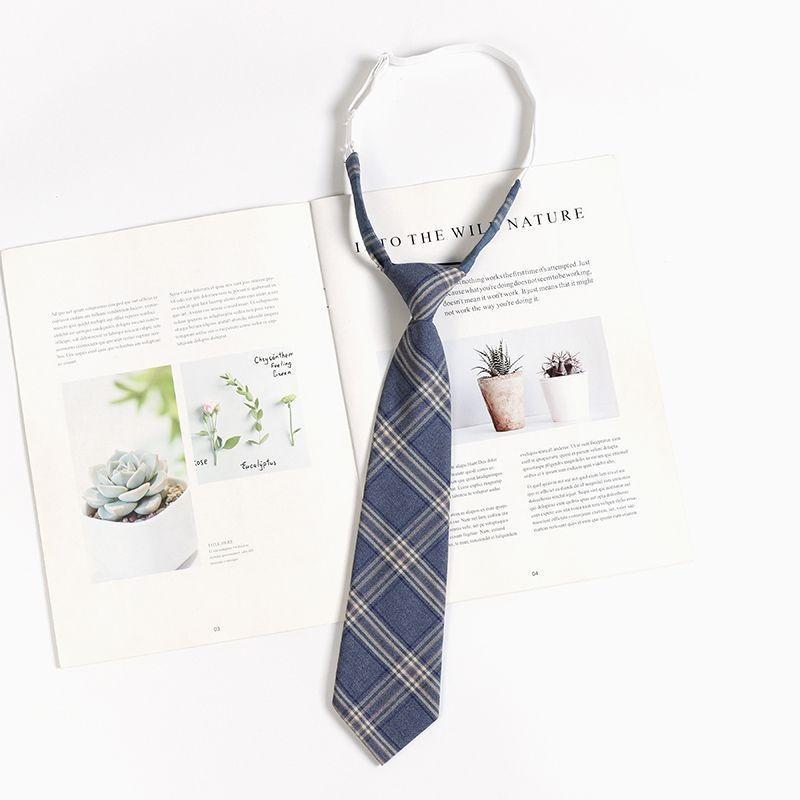 Детский галстук с полосатым узором для школьной формы и повседневной носки