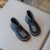 2024 New Winter Children's Boots Causal Black Brown Girls Short Boots Thick Bottom Versatile Kids Fashion Cotton Boots Round-toe