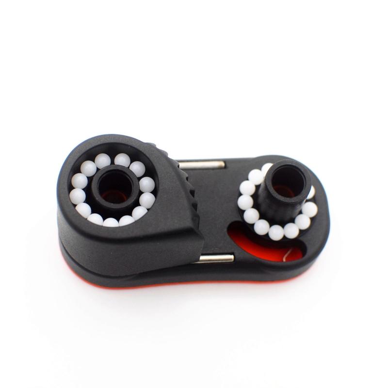 1Pc Double Row Kayak Ball Bearing Cam Cleat Pilates Equipment Marine Boat Fast Entry Rope Wire Clamp Fairlead Sailboat Yacht