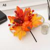 Pumpkin Berry Branches Pumpkin Maple Leaf Decor Artificial Maple Leaf Halloween Decor  Festival
