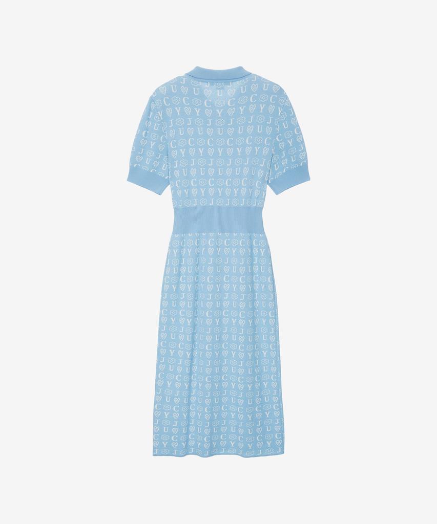 Jucy Judy J Logo Jacquard Slim Fit Knit Dress Jyop321A