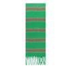 Colorful Tassel Shawl Plush Women Cape Fashion Stripe Wool Scarf  Autumn