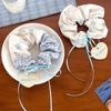 1Pc Girl Head Rope Bow Lace Hair Tie Large Intestine Hair Ring Women Scrunchies Korean Style Headwear Hair Rope