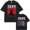 J-Hope Hope on The Stage Tour Футболки Футболки с графическим принтом Мужская Женская Мода Хип-хоп Хлопковая футболка Повседневная футболка с коротким рукавом