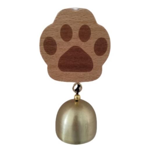 Дверной звонок с изображением мультяшного животного и клейкой заплаткой, сладкий звук, простая установка, декоративный дверной звонок, деревянный дверной звонок, подарок на открытие домашнего магазина на день рождения