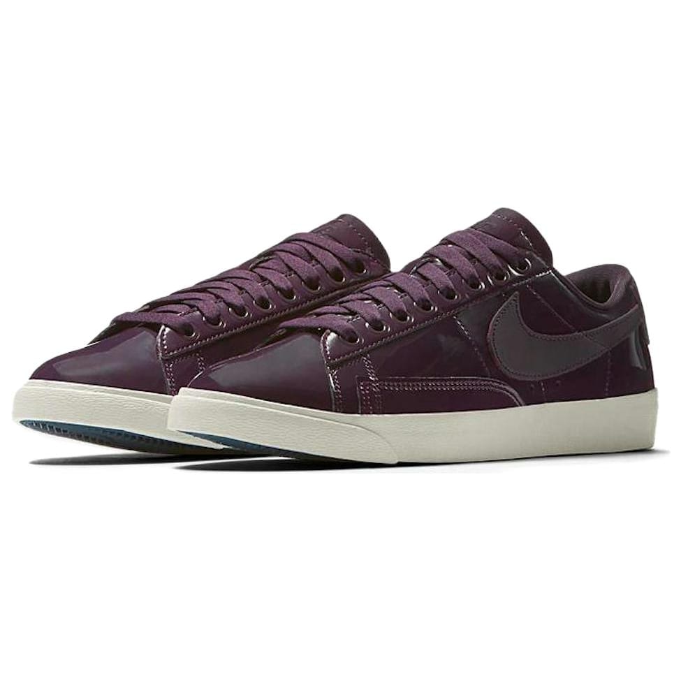 Nike Кроссовки Blazer Nocturne Port Wine Низкие Скейтбордические Женские Виноградный Фиолетовый AA1557-600