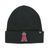 Вязаная шапка размера 47, бини, для мужчин и женщин, с логотипом Главной лиги бейсбола, Выращенный «Лос-Анджелес Энджелс», логотип в темно-синих и красных тонах.