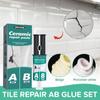 Tools for Repairing Cracks Dents Tile Repair Paste Tile Repair AB Glue Set Ceramic Repair Paste