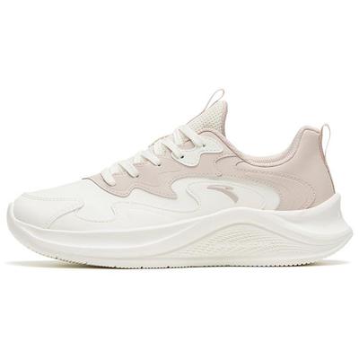 Кроссовки для бега и ходьбы, износостойкие, увеличивающие рост, с низким верхом, женские, белые, розовые 922315573-7