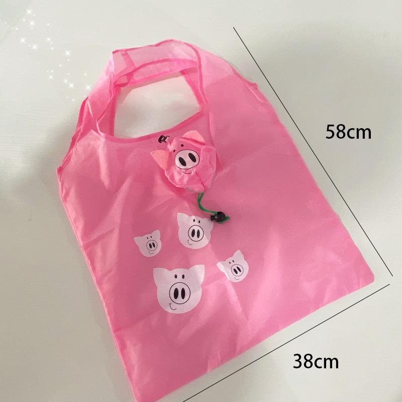 Мультяшная складная хозяйственная сумка, портативная, большой вместимости, экологичная сумка для супермаркета