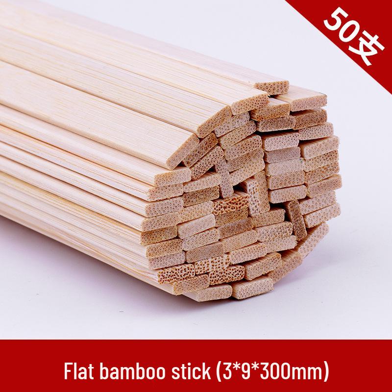 Handmade Carbonized Bamboo Sticks & Strips for Creative Kindergarten Decorations & Architectural Models