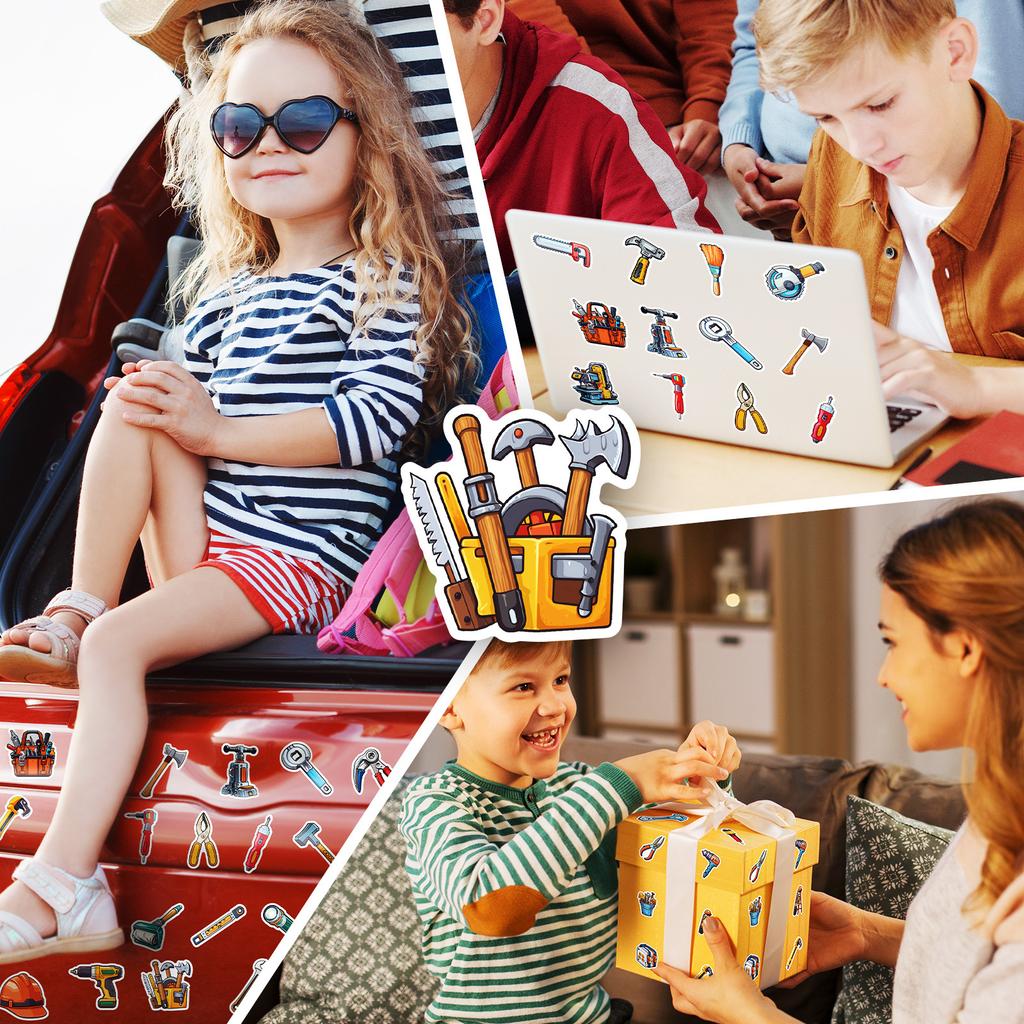 10/25/50 шт. Мультяшная сумка для ручных электроинструментов, наклейки с граффити для DIY-скрапбукинга, бутылки для воды, телефона, ноутбука, гитары, декаль