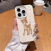 Милый Олень и Цветочный Узор Чехол для Телефона Для iPhone 17 Air 16 e 15 14 13 12 11 Pro Max Plus SE Материал ТПУ Чехол