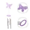 1pc Wind Chime Butterfly Wind Chimes Door 40cm Plastic Metal Tubes Home Yard Garden Decoration Room Decor