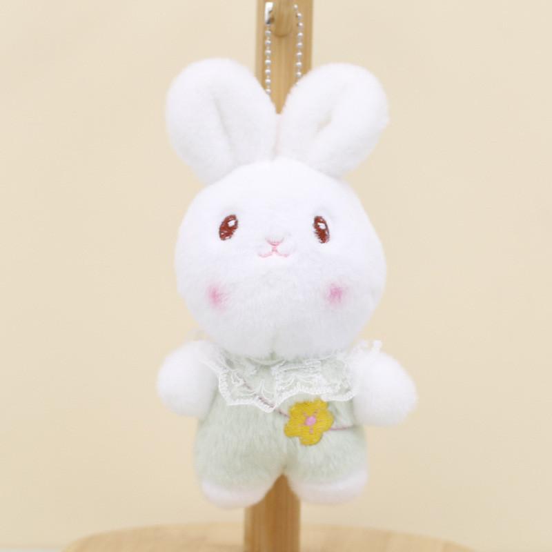 Adorable Plush Bunny Keychain Stuffed Toy 4 Inch Wedding Toss Doll Wholesale
