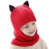 Thickened Knitted Baby Hats Keep Warm Warm Fleece Hats Cute Style Cute Cat Ears Hats  Cold Weather