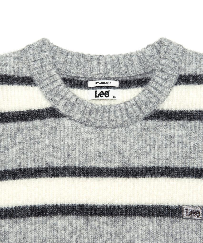 LEE Multi-Stripe Knit Light Gray