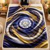 Фланелевое одеяло Leeds United Football Теплое Мягкое Плед для использования на диване кровати в гостиной