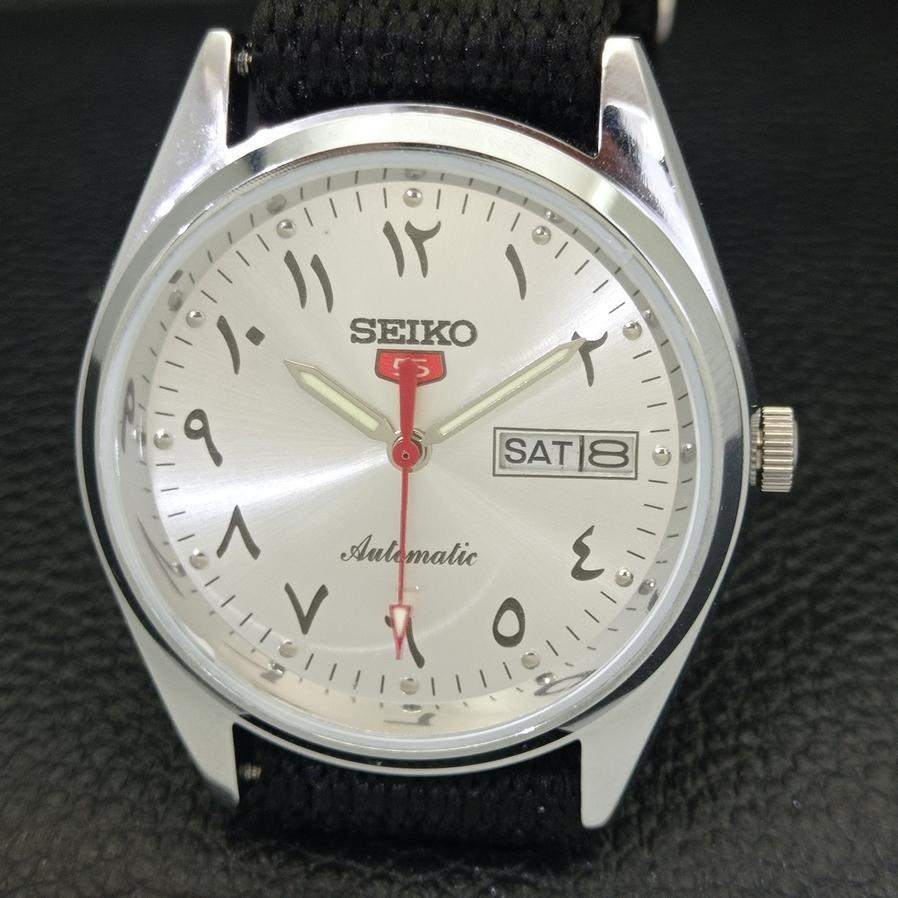 ВОССТАНОВЛЕННЫЕ ВИНТАЖНЫЕ ЧАСЫ SEIKO 5 АВТОМАТИЧЕСКИЕ 6309A ЯПОНИЯ МУЖСКИЕ АРАБСКИЕ ЧАСЫ a318850-9