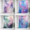 Marble Tapestry Wall Hanging Home Decor Curtain Spread Covers Cloth Blanket Sunset Beach View Giant Cloth Poster Picture