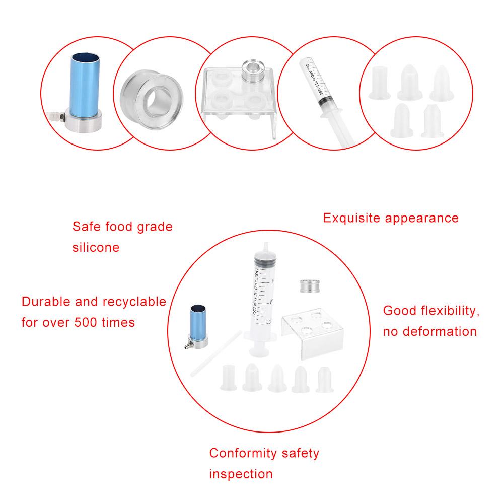 4 Holes Lipstick Mould Holder Lip Balm Makeup Cosmetic Mold Stand (03)