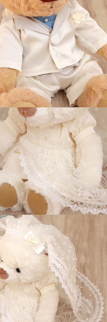 Wedding Bear 3S 18cm Size [Petilou] KUU&FUU (Normal)