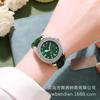 Маленькие зеленые часы женские часы с бриллиантами кварцевые женские часы легкие роскошные высококачественные водонепроницаемые часы с бриллиантами