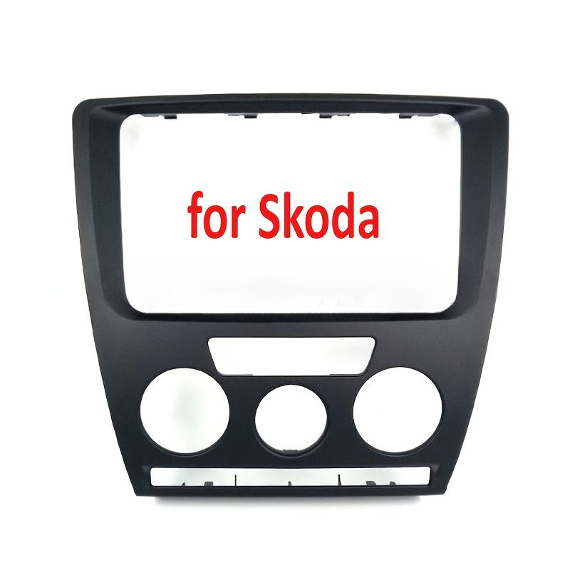 2DiN Navigation Frame centre console Dashboard audio panel for skoda Octavia 2007-2009 Accessories Decoration Only framework
