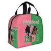 SGRHO Sigma Gamma Rho Insulated Lunch Bag for Leakproof African American Sorority Cooler Thermal Lunch Box Beach Camping Travel