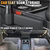 Упаковка из 2 предметов для автомобильного сиденья, кожаная полка для хранения автомобильного сиденья, с подстаканником, регулируемый ящик для хранения автомобильного сиденья, универсальное автокресло переднего ряда