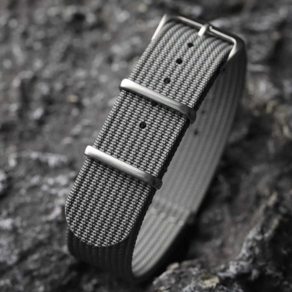 New Ribbed Nylon Watchband Nylon Watch Strap 18mm 20mm 22mm Watchband Accessories for Military Watch Band Bracelets