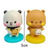 Yier Bubu Dudu Panda Bear Doll Cartoon Anime Souvenir Kawaii Small Gift Miniatures Animal Toy Home Decoration Birthday Gift