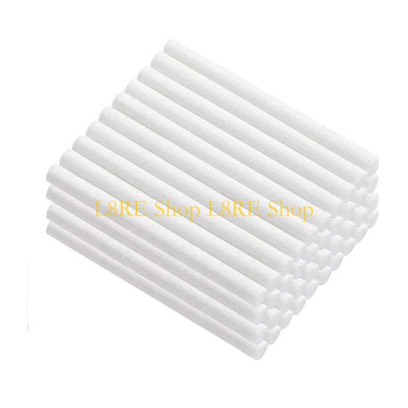 L8RE 50Pieces Humidifier Cotton Filter Sticks Sponge Texture Suitable for Most Models for Efficient Moisture Control