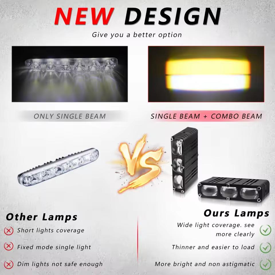 Светодиодная балка для решетки автомобиля, Дополнительный свет для мотоцикла, Автомобильный рабочий свет, Светодиодная балка для грузовика, Внедорожника 4x4, Фары высокой яркости