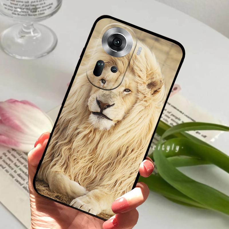 Чехол для Oppo Reno 11 5G животное Силиконовый Мягкий ТПУ Задние крышки для Oppo Reno 11 Pro 5G / Reno 11F 5G Чехол Защитный Мультяшный Funda