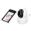 Радионяня с 5-дюймовым дисплеем, удаленным доступом, поворотом, наклоном и зумом, ночным видением, двухсторонним аудиомонитором